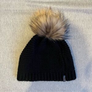 Rudsak Rory Hat Toque with Genuine Fur Pompom